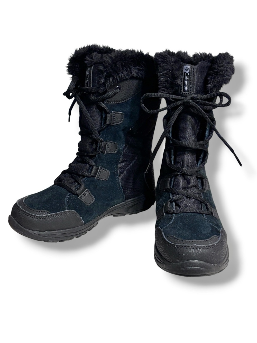 COLUMBIA Black Ice Maiden II Waterproof Insulated Winter Boots Size 5